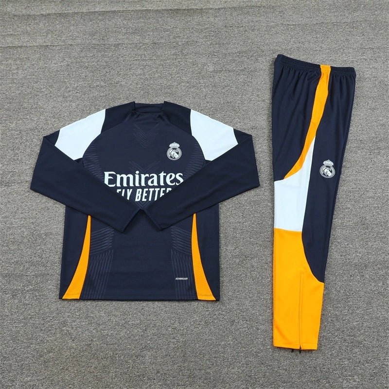 2425 Real Madrid CF Deep Blue Training suit set Player version