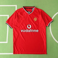 0002 season Manchester United F.C. home retro Fan version