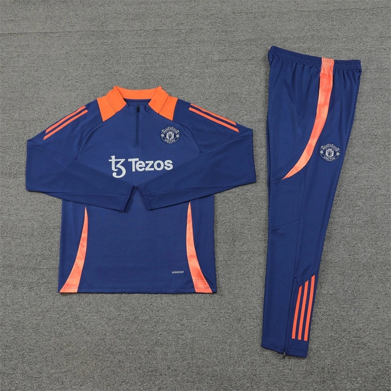 2425 Manchester United F.C. navy blue Training suit set