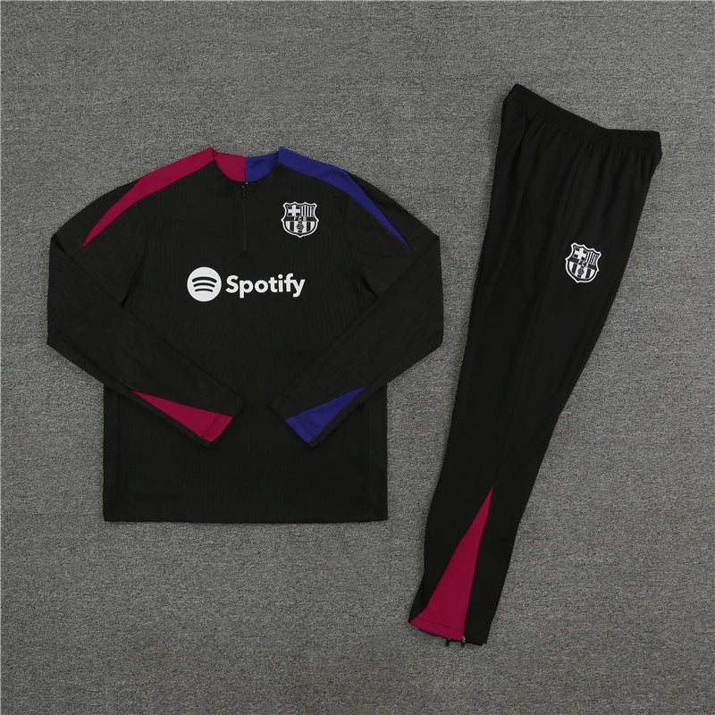 2425 FC Barcelona / Barça black Training suit set Player version