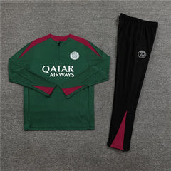 2425 Paris Saint-Germain F.C. green Training suit set Player version