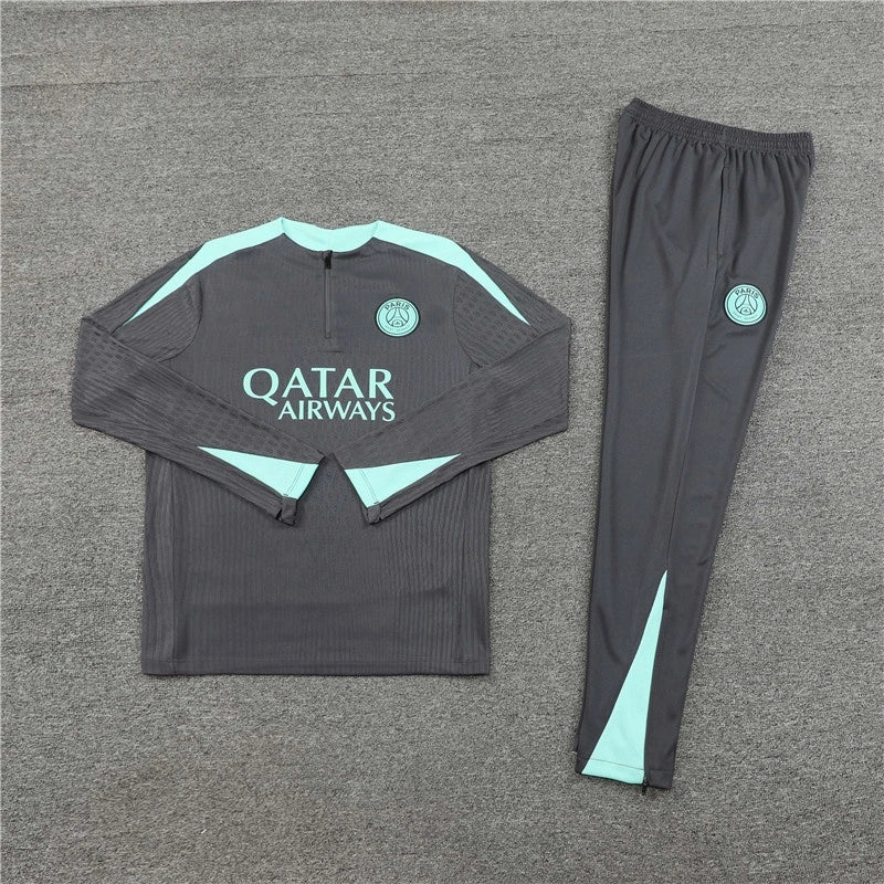 2425 Paris Saint-Germain F.C. grey Training suit set Player version