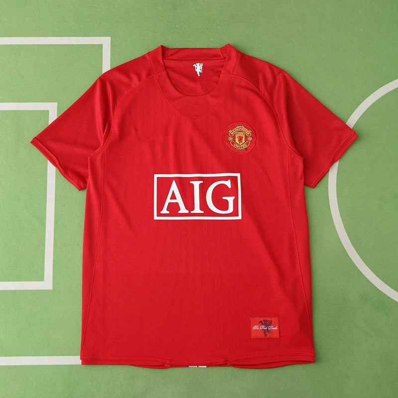 0708 season Manchester United F.C. home retro Fan version