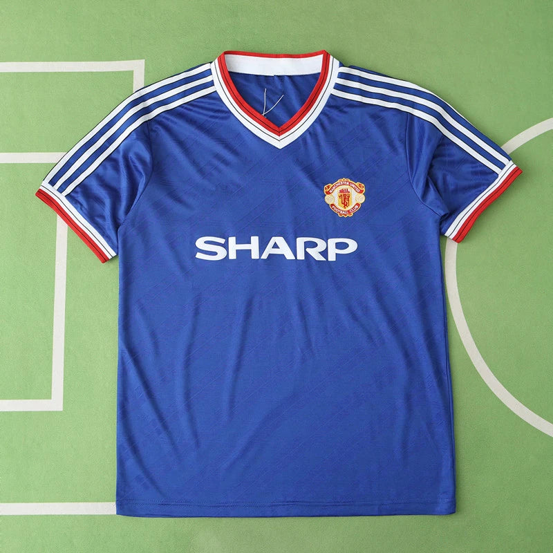 8688 season Manchester United F.C. third retro Fan version