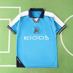 9900 season Manchester City F.C. home retro Fan version