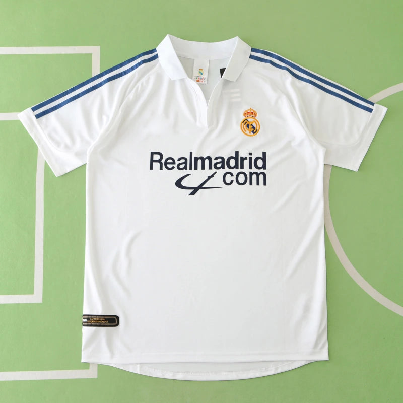 0102 season Real Madrid CF home retro Fan version