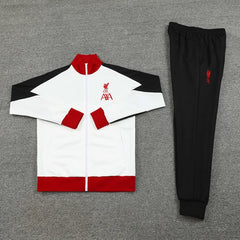 2425 Liverpool F.C. white Long zipper jacket set