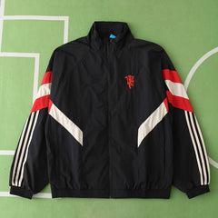 2425 Manchester United F.C. black windbreaker