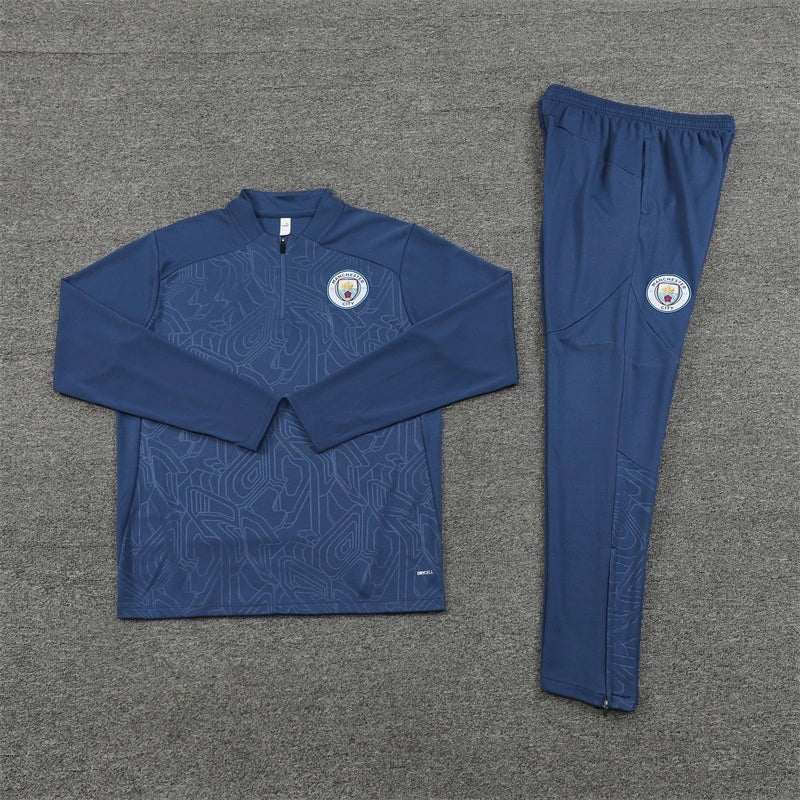 2425 Manchester City F.C. navy blue Training suit set